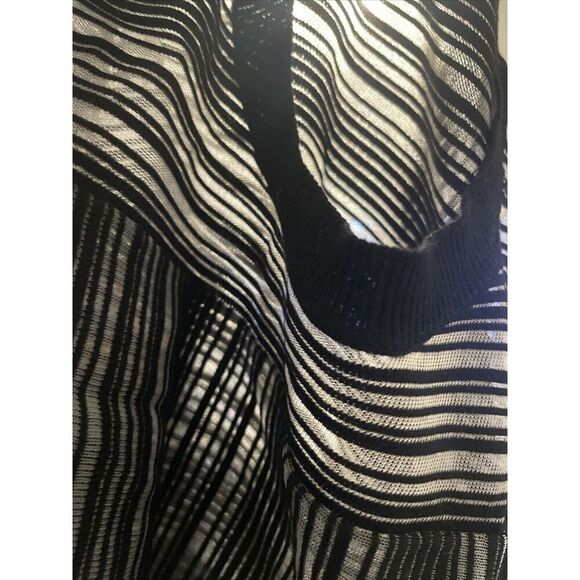 Revolve Bailey 44 Two Way Street‎ Top Women’s Small Sheer Stripe Black - Picture 8 of 8